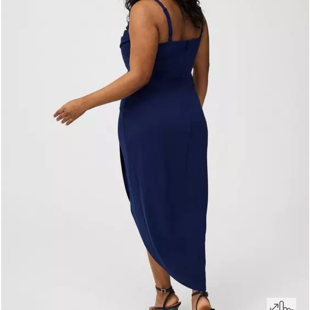 Torrid tulip hem Bustier midi Dress - Picture 2 of 7